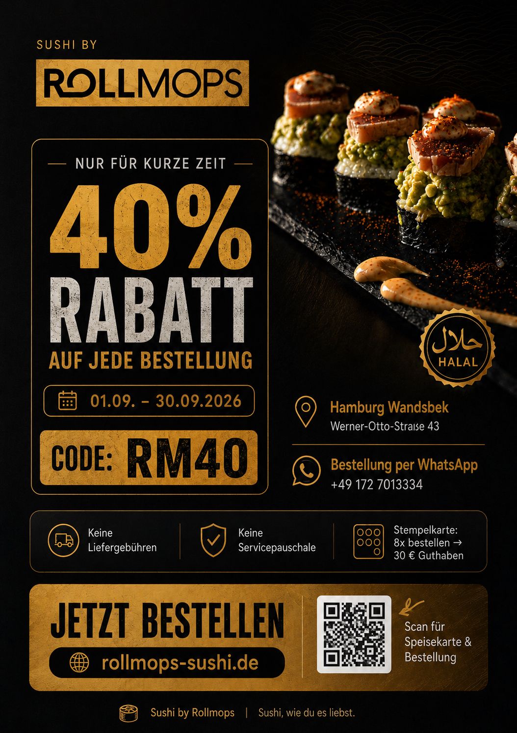 Sushi Lieferservice Hamburg Angebot